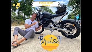 🛵SUPERSOCO TC Max ⚡️Moto ELÉCTRICA 125⚡️ Review al completo y en español🔝 [upl. by Atibat882]