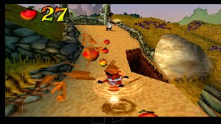 안드로이드 PS1 에뮬레이터 ePSXe Crash Bandicoot 3  Buttobi Sekai Isshuu [upl. by Ajroj]