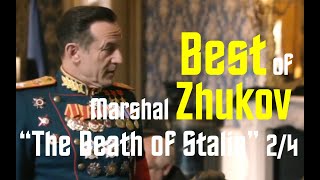 Best of Marshal Zhukov Jason Issacs in The Death of Stalin 2017 24 EngMagyarEsp subs [upl. by Aniretac]