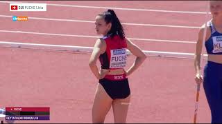 Livia FUCHS  Javelin Throw European Athletics U18 Championships [upl. by Aissatsan230]