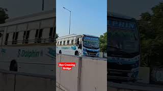 Bus Crossing Bridge  🚌 🌉  Scene of bus running in bridge  shorts viralvideo [upl. by Essa]