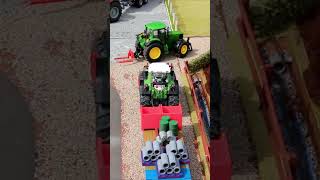 Drawing bales with the 6920S johndeere rctractor [upl. by Ahsropal]