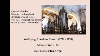 Wolfgang Amadeus Mozart 1756  1791 Menuett in GDur [upl. by Clarke]