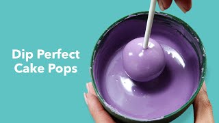 Perfect Cake Pop Coating amp Dipping  Cake Decorating Tutorial with Kris GaliciaBrown [upl. by Levin70]