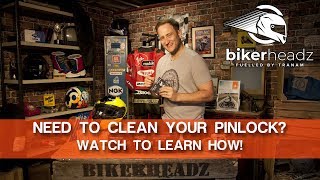 Dirty Pinlock® Visor Heres the Official Way to Clean it  Bikerheadzcouk [upl. by Malvia]