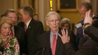 Mitch McConnell BOMBARDED by Questions About His Health Refuses To Answer [upl. by Pasquale]