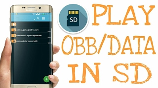 MOVE GAME DATAOBB IN SD CARD IN ANY ANDROID DEVICESAVE INTERNAL STORAGE [upl. by Glanti]