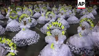 Rios top samba schools parade in the sambodrome [upl. by Akli]