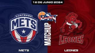 Mets de Guaynabo vs Leones de Ponce  BSN2024 [upl. by Gnus]