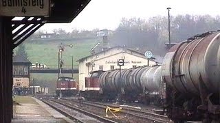 Eisenbahn in NossenSachsen April 1997  Momentaufnahmen  HD [upl. by Leoline]