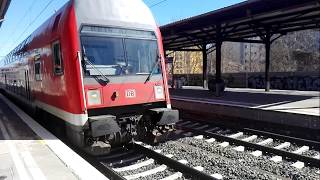 Ausfahrt einer DABbuzfa 760 Mit Ex Dresdener dran und einer BR112 Aus dem Bahnhof Berlin Charlot B [upl. by Alpers]