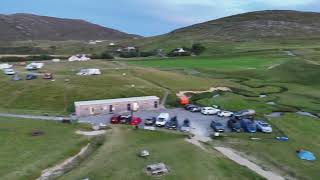 Horgabost Campsite Isle of Harris  Sunset [upl. by Aribold]