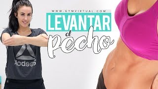 Rutina de ejercicios localizados para levantar pecho  GymVirtual [upl. by Remos]