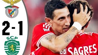 Benfica vs Sporting 21  Liga Portugal 202324  Goals and Highlights [upl. by Nagap]