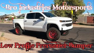 Low Profile Silverado Prerunner Bumper [upl. by Ferrell934]