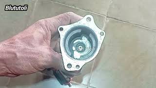 BONGKAR DINAMO STARTER MOTOR HONDA MATIC OLD  GANTI KARBON BRUSH ARANG BROSTEL [upl. by Lovell389]