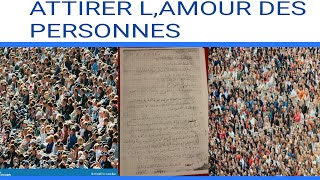 ATTIRER LAMOUR DES PERSONNES ET LEUR ARGENT [upl. by Atalie]