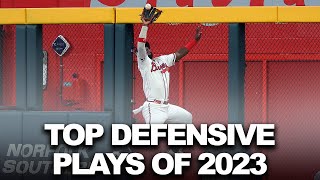 The Top 60 Fielding Plays of 2023  MLB Highlights [upl. by Adrell]