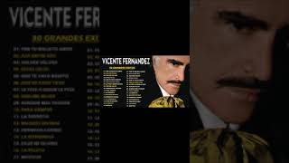 VICENTE FERNANDEZ GRANDES EXITOS  VICENTE FERNANDEZ SUS MEJORES EXITOS [upl. by Selrac]