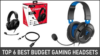 Best Budget Gaming Headsets on The Market in 2024  Top 6 Best Budget Gaming Headsets Top 6 Picks [upl. by Roeser858]