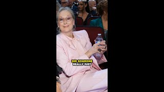 Meryl Streep called a jockstrap Watch the moment Shorts Drama MerylStreep Hollywood Emmys2024 [upl. by Akeber]