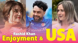 Rashid Khan Enjoying in USA 😍❤️ [upl. by Mot]