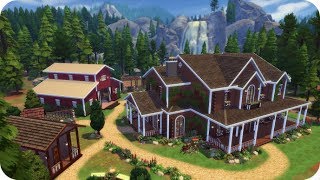 FARM HOUSE amp STABLES 🐴  Sims 4 Speed Build Family Home [upl. by Drogin531]