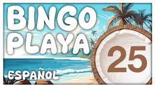 90Bolas Juego de Bingo Playa  25 [upl. by Cnut]