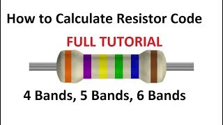 Formula to calculate resistor color codeGet Resistor Value by Innovative ideas [upl. by Ahsatsana]