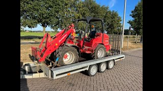 Schäffer 3550 radlader kompaktlader kniklader kubota diesel [upl. by Rehpinnej]