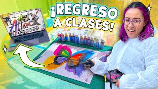 LA ESCUELA DE DISNEY Así nos prepararon para Art Attack 🎨 Craftingeek [upl. by Haik]