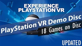 All the Games on the PlayStation VR Demo Disc [upl. by Doolittle]