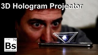 How to make a 3D Hologram Projector for Phone or Tablet [upl. by Llahsram]