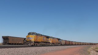 Day 5  Bill and Cheyenne WY in 4k  June 2024  Coal manifests grain intermodal at 49mph [upl. by Elad]