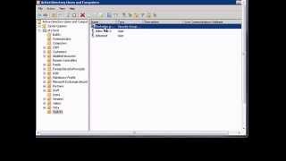 Create new security group in Windows 2008 Active Directory [upl. by Enowtna]