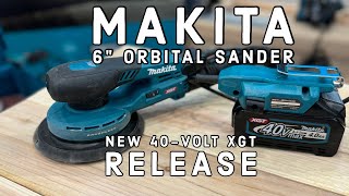 MAKITA 40V XGT 6inch Random Orbital Sander GOB01CZ [upl. by Karyn301]