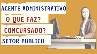 Agente Administrativo Escolar o Que Faz [upl. by Loise904]