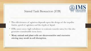 stirred tank bioreactor [upl. by Nylidnarb]