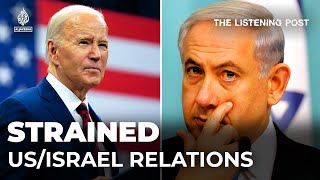 Cracks in the USIsrael relationship are beginning to show  The Listening Post [upl. by Hpeosj]