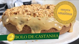 Bolo de Castanha da Amazônia  Sabores da Amazônia [upl. by Tanney]