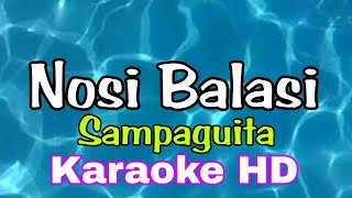 Nosi Balasi  SAMPAGUITA karaoke HD karaoke song [upl. by Asile]