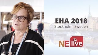 EHA 2018 Dr Donna Reece on CAR TCell Therapy for Patients with RR Multiple Myeloma [upl. by Lemal966]