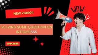 Integers Sample Questions solving maths viral integers integersclass6 simple solving question [upl. by Alexis]