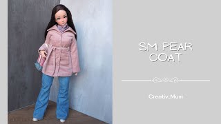 HOW TO SEW a Coat for Smart doll PEAR  Dollclothes  Smart doll NEU [upl. by Ajoop]