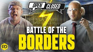 BATTLE OF THE BORDERS Open the Border or Build the Wall  The DEFINITIVE Immigration Rap Battle [upl. by Crooks]