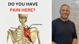 FIX YOUR RHOMBOID OR SHOULDER BLADE PAIN PERMANENTLY [upl. by Shurlocke]