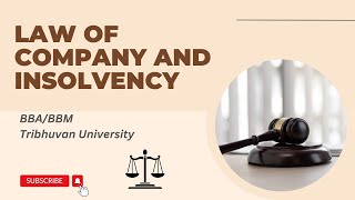 Law of Company and Insolvency  Liquidation of Company  BBABBM TU [upl. by Paule]