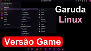 Garuda Linux Dragonized Gaming Edition Um dos mais bonitos do mundo linux [upl. by Dunaville509]