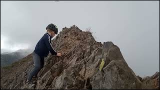 Making childs play of Crib Goch Harry Snowdonia 2021 [upl. by Yenffit]