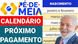 PAGAMENTO DO PÉ DE MEIA CONFIRA O CALENDÁRIO DO PRÓXIMO PAGAMENTO [upl. by Miyasawa745]